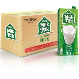 Nestle Milkpak Full Cream Milk 1000ml, 12 Piece
