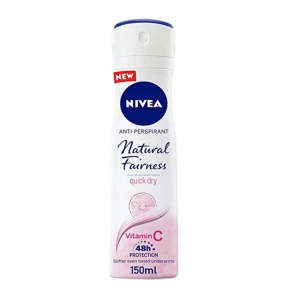 Nivea Natural Fairness, Antiperspirant For Women, Spray 150 ml