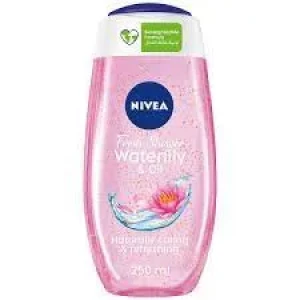 Nivea Waterlily & Oil Shower Gel, Caring Oil Pearls, Waterlily Scent, 250 ml