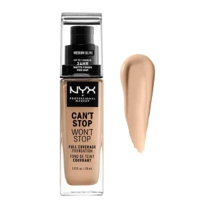 NYX Can't Stop Won't Stop 24HR Full Coverage Foundation, Medium Olive