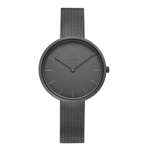 Obaku Women's Off Grey Round Dial & Bracelet Analog Watch, V219LXUUMU