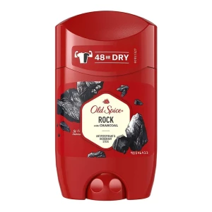 Old Spice Rock Charcoal 48H Dry Antiperspirant Deodorant Stick, For Men, 50ml