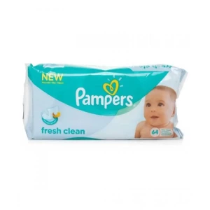 Pampers Baby Wipes Fresh Clean Flip Top (64 Wipes)