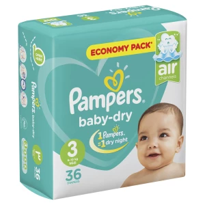 Pampers Diapers Baby Dry Size 3 Midi (6kg - 10kg) 18 Pcs