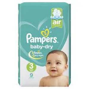 Pampers Diapers Baby Dry Size 3 Midi (6kg - 10kg) 36 Pcs