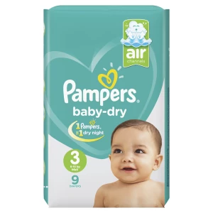 Pampers Diapers Baby Dry Size 3 Midi (6kg - 10kg) 72 Pcs