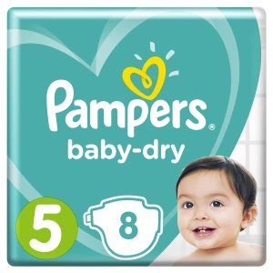 Pampers Diapers Baby Dry Size 5 Junior (11kg - 25kg) 30 Pcs