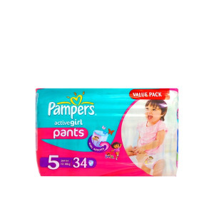 Pampers Pants Girl 5 No. (34PCS)