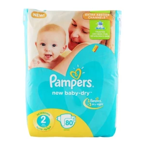 Pampers Premium Care Diapers Size 2 Mini (3kg - 8kg) 80 Pcs