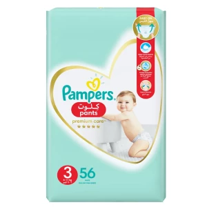 Pampers Premium Care Pants Size 3 Midi (6kg - 11kg) 56 Pcs