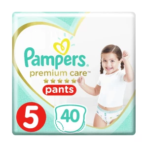 Pampers Premium Care Pants Size 5 Junior (12kg - 18kg) 40 Pcs