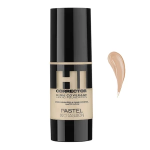 Pastel Pro Fashion HI Corrector High Coverage Liquid Foundation, 401