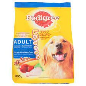 Pedigree Dog Food Adult Chicken And Vegetable Flavor 500g