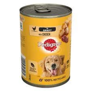 Pedigree Dog Food Tin Mix Gravy 400g
