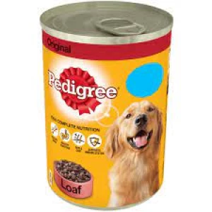 Pedigree Dog Food Tin Original Loaf 400g