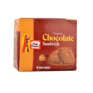 Peek Freans Choc Sandwitch Half Roll 6's