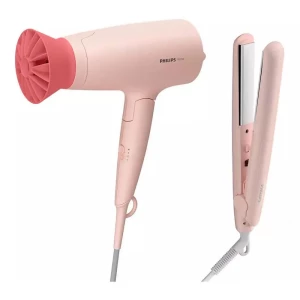 Philips 3000 Hair Styling Set, Hair Dryer + Hair Straightener, BHP398