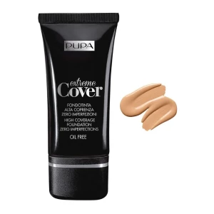 Pupa Milano Extreme Cover High Coverage Foundation, Oil Free, 040