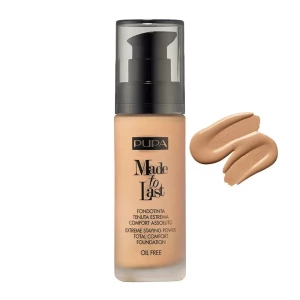 Pupa Milano Made To Last Extreme Styling Power Total Comfort Foundation, Oil Free, 050