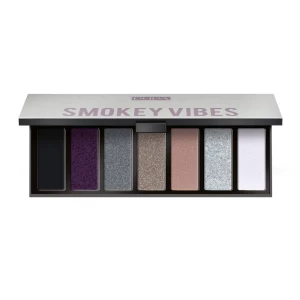 Pupa Milano Make Up Stories Smokey Vibes Compact Eyeshadow Palette, 7 Shades, 002