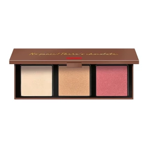 Pupa Milano Zero Calorie Chocolate Highlighting Face Palette, 001 Cherry Chocolate