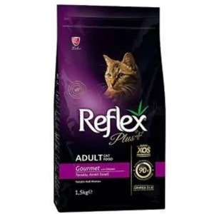 Reflex Plus Adult Cat Food Gourmet 1.5kg