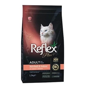 Reflex Plus Hairball & Indoor With Salmon 1.5 Kg