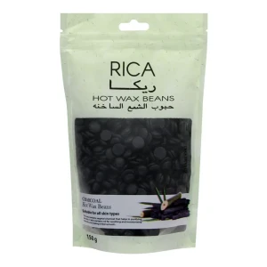 RICA Charcoal Hot Wax Beans, All Skin Types, 150g