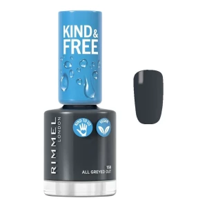 Rimmel Kind & Free Nail Polish, 158 All Greyed Out