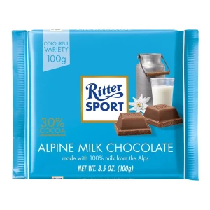 Ritter Sport Alpine Milk Chocolate 100g