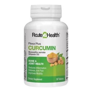 Route 2 Health Flexa Plus Curcumin Tablet, 30-Pack