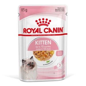 Royal Canin Wet Food for Cats Kitten Jelly 85g