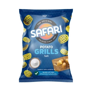 Safari Potato Grills Salt Chips 125gm