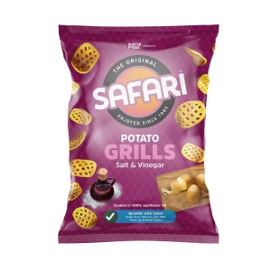 Safari Potato Grills Salth & Vinegar Chips 125gm