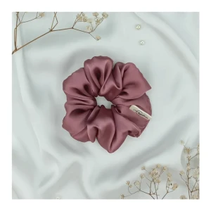 Sandeela Silk/Chiffon Classic Scrunchies Lilac, M03-02-1009