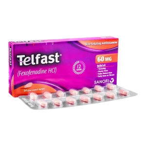 Sanofi-Aventis Telfast Tablet, 60mg, 14-Pack