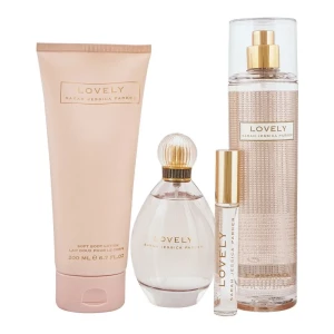 Sarah Jessica Parker Lovely Gift Set, Eau De Parfum 100ml + Body Lotion + Eau De Parfum + Body Spray