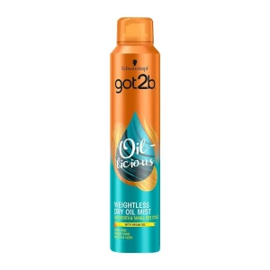 Schwarzkopf Got2b Oil Licious Weightless Dry Oil Mist Spray, 200ml