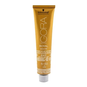 Schwarzkopf Igora Royal Absolutes Hair Color 5-50 Light Brown Gold Natural