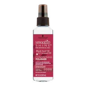 Schwarzkopf Smooth'n Shine Conditioning Polisher, Black Seed Oil & Coconut Oil, 147g