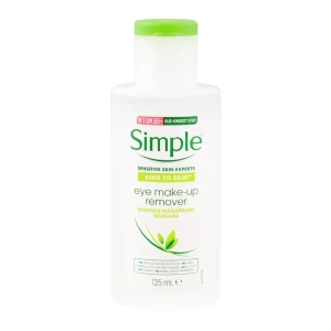 Simple Kind To Skin Eye Makeup Remover, Alcohol + Paraben Free, 125ml