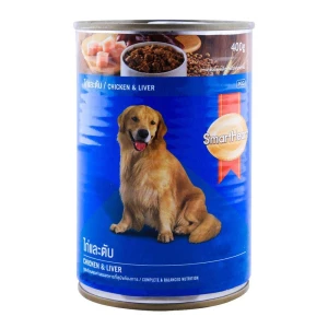 Smart Heart Canned Dog Food Chicken & Liver 400 g