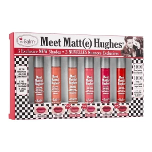 TheBalm Meet Matt(E) Hughes 6 Mini Rouge Liquid Lipstick, Volume-14, 7.2ml