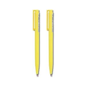 Thin Rod Press Gel Pen (Yellow)