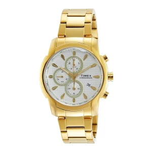 Timex Chronograph White Dial Men's Watch, TW000Y514