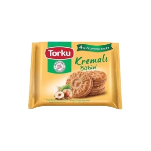 Torku Kremali Sandwich Biscuit with Hazelnut Cream 244g