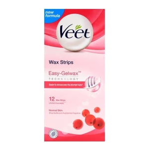 Veet Body Wax Strips Normal Skin 12's Local