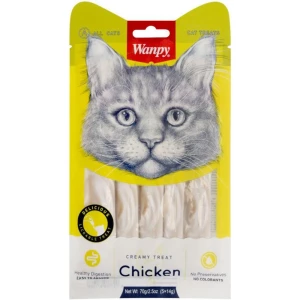 Wanpy Creamy Lickable Treats Chicken For Cat 70G