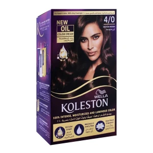 Wella Koleston Color Cream Kit, 4/0 Medium Brown