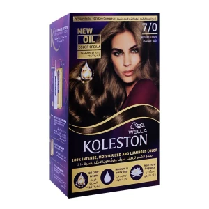 Wella Koleston Color Cream Kit, 7/0 Medium Blonde